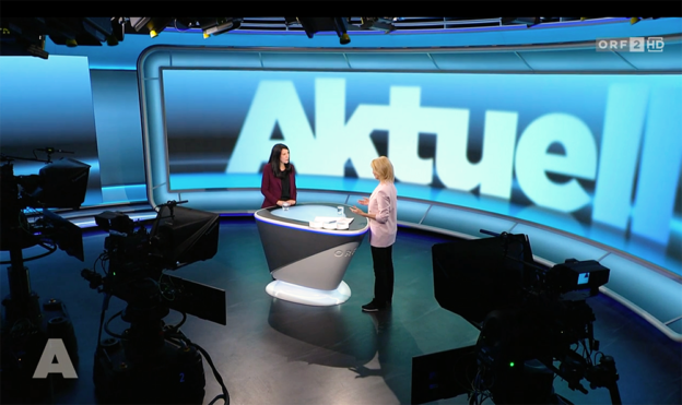 Dr. Bettina Schützhofer als Live-Gast im ORF-Magazin „Aktuell nach eins“ bei Nadja Mader.