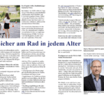 Medienbeitrag zu Projekt SARA: Sicher am Rad in jedem Alter in Health4you